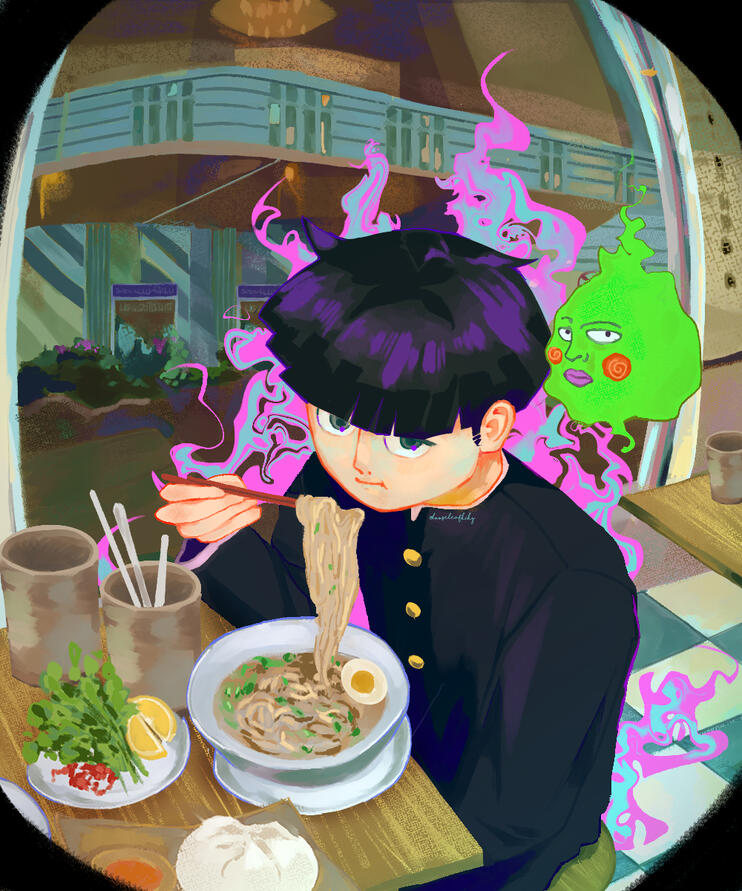 Half Body + Additional Object + Additional Background