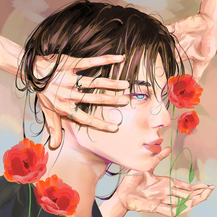 Headshoot + Additional Object + Simple Background