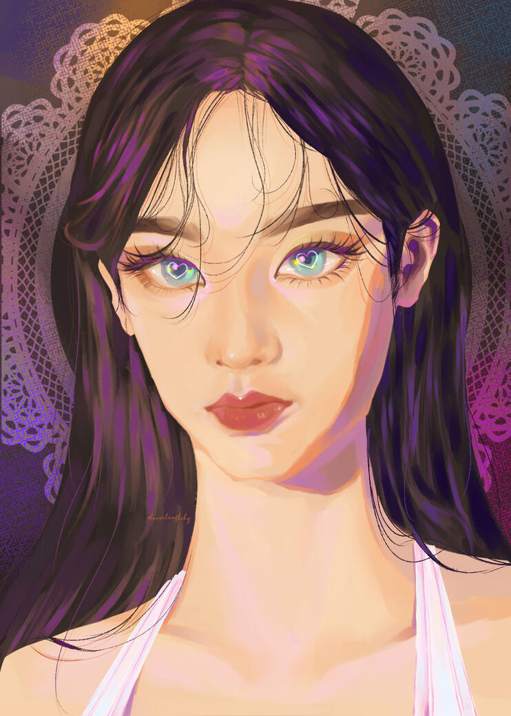 Bust up + Simple Background