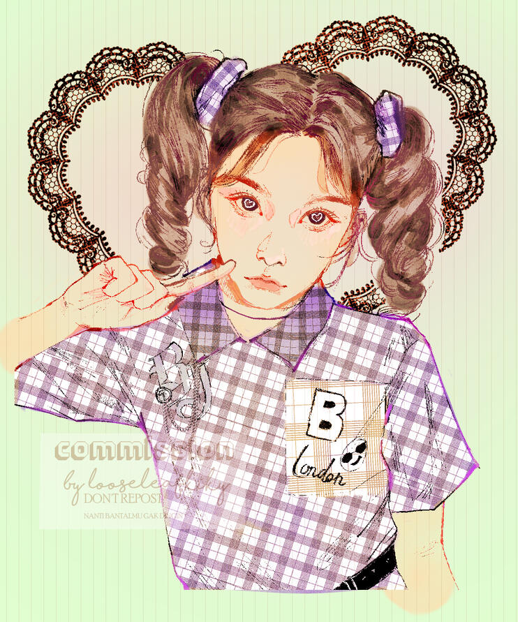 Bust up + Simple Background