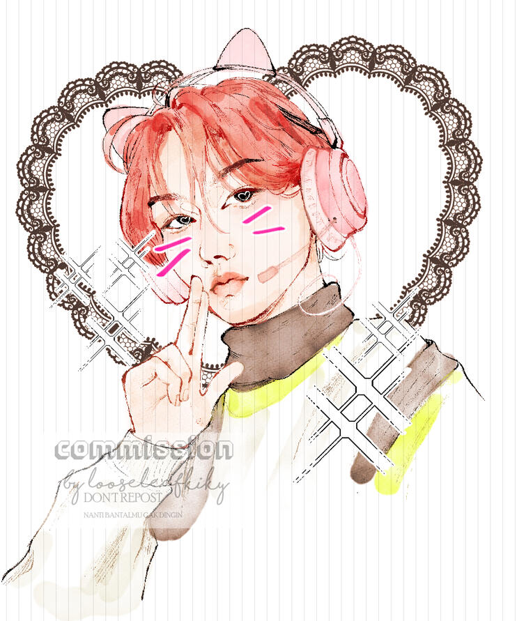 Bust up + Simple Background